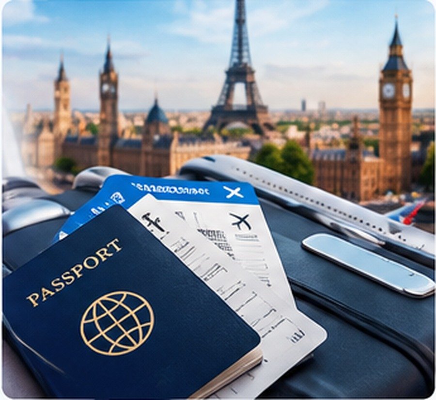 Passport and travel documents for visit visa applications